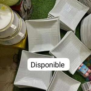 Plat cassable - Couleurs Disponibles : Blanche  - Pour Femme, Homme, Enfant-Ref : 18583