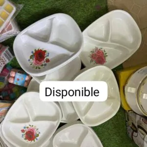 Plat cassable (Douzaine) - Couleurs Disponibles : Blanche  - Pour Femme, Homme, Enfant-Ref : 18597