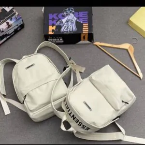 Sac d'élève - Couleurs Disponibles : Blanche, Noire  - Pour Femme, Homme-Ref : 18622