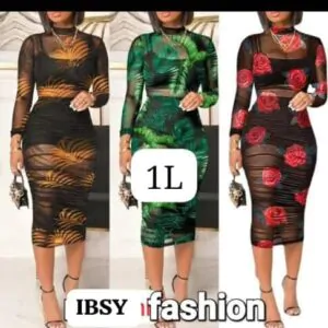 Robe femme - Couleurs Disponibles : Blanche, Noire, Grise  - Pour Femme-Ref : 18653