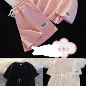 Prêt à porter - Couleurs Disponibles : Blanche, Noire, Rose  - Pour Femme-Ref : 18708