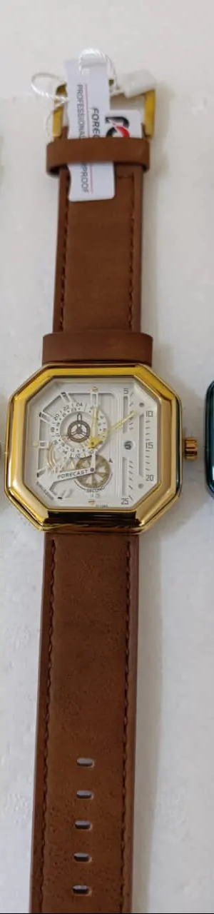 Montre - Couleurs Disponibles : Noire, Bleue, Marron  - Pour Femme, Homme-Ref : 19083 – Image 4