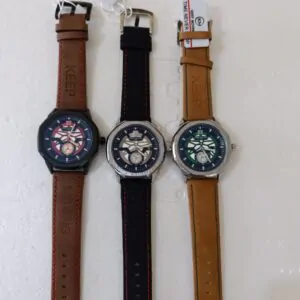 Montre - Couleurs Disponibles : Noire, Marron, Autres  - Pour Femme, Homme-Ref : 19098