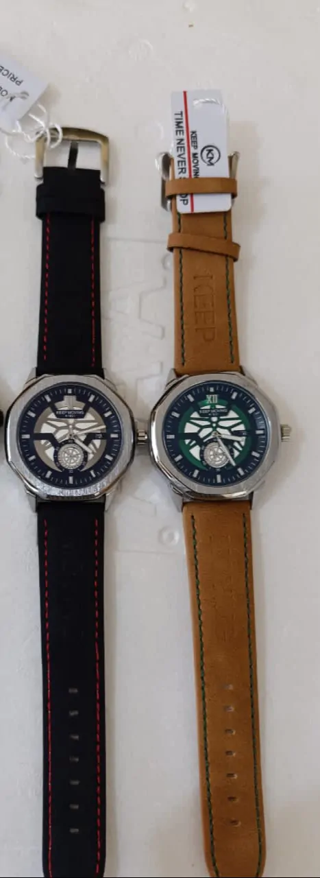 Montre - Couleurs Disponibles : Noire, Marron, Autres  - Pour Femme, Homme-Ref : 19098 – Image 3