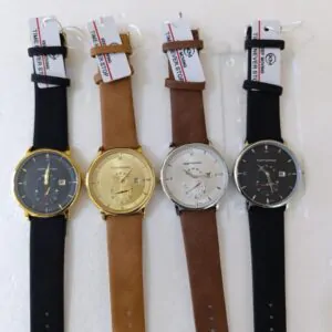 Montre - Couleurs Disponibles : Noire, Bleue, Marron, Autres  - Pour Femme, Homme-Ref : 19119