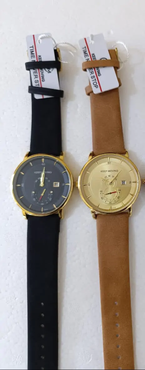 Montre - Couleurs Disponibles : Noire, Bleue, Marron, Autres  - Pour Femme, Homme-Ref : 19119 – Image 4