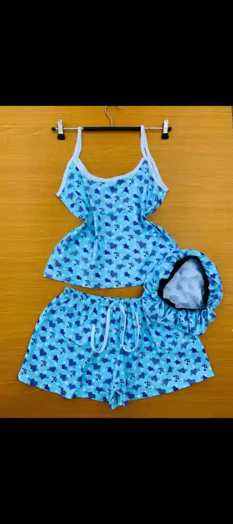 Nuisette - Couleurs Disponibles : Rouge, Bleue, Verte  - Pour Femme-Ref : 19401 – Image 2