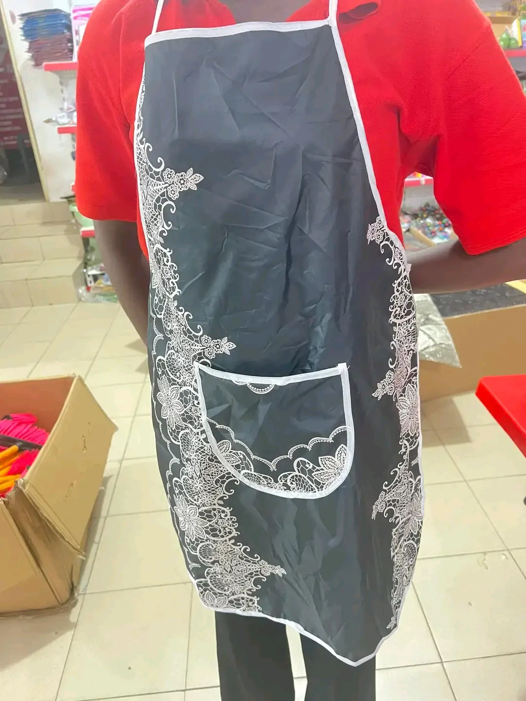 Tablier plastifié - Couleurs Disponibles : Multicolore-Ref : 20921