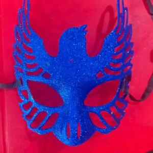 Les masques - Couleurs Disponibles : Noire, Rouge, Bleue, Jaune, Orange, Verte, Violette-Ref : 20925