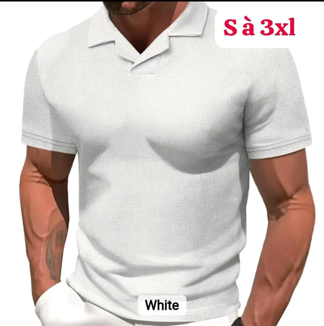 Lacoste - Couleurs Disponibles : Blanche, Noire, Bleue  - Pour Homme-Ref : 20953 – Image 3