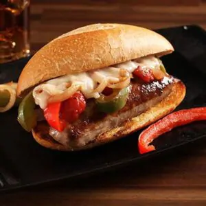 Sandwich Saucisses avec frites